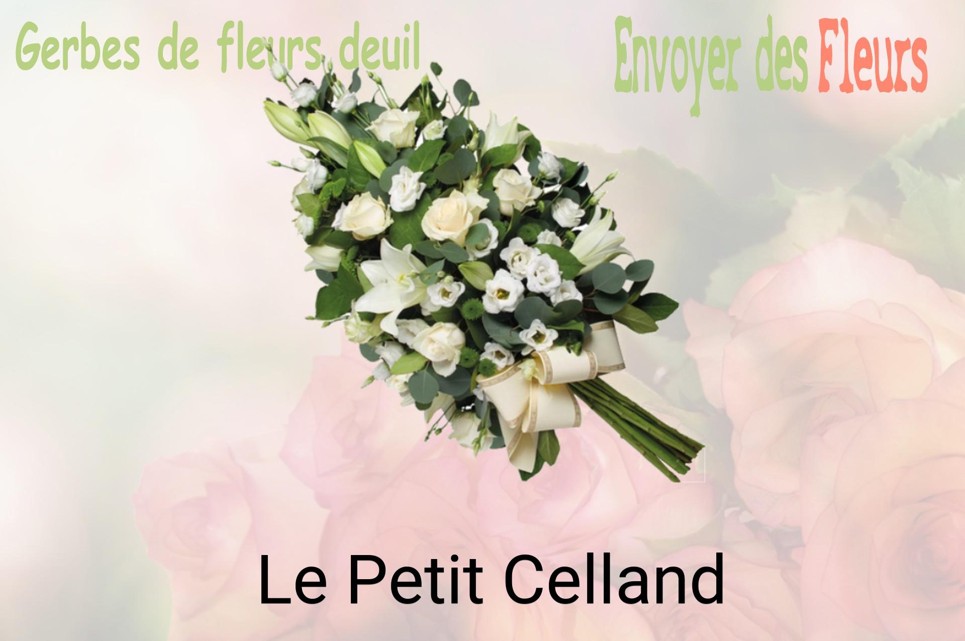 Gerbe de fleurs de deuil livrée à Le Petit-Celland